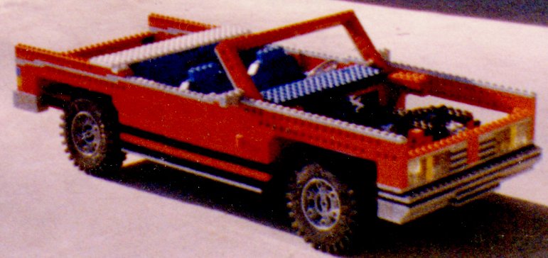 old lego technic car