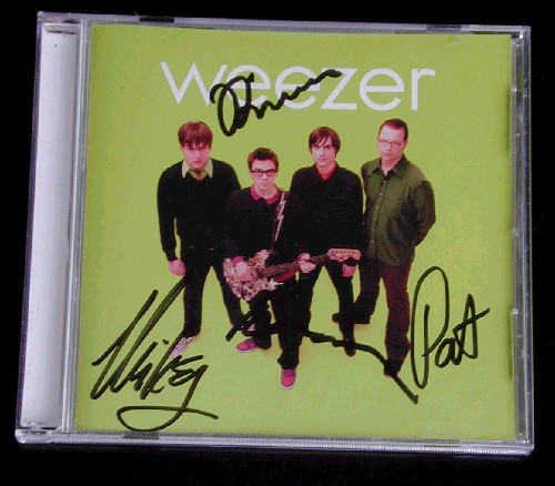My treasured signed copy of The Green Album