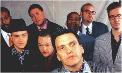 Once again, I'm proud to present The Mighty Mighty Bosstones - well, anyone can just be MIGHTY! Check out Dennis puckering up!