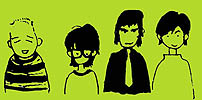 Weezer looking a little GREEN, not to mention CARTOONY!