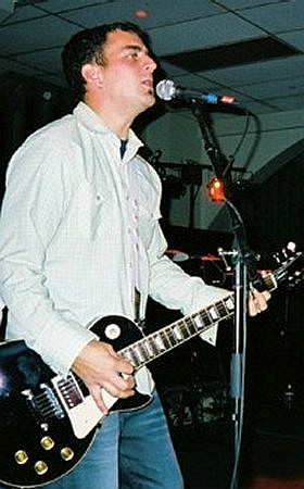 Johnny at Boston College, September 2002. Photo by moi!