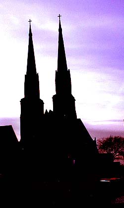 St. Paul at sunset