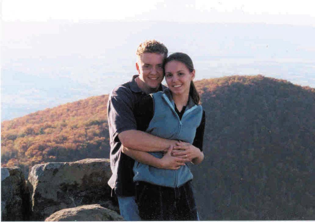 us on top of Skyline Drive, VA