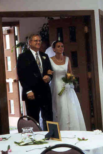here comes the bride!