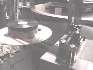 running megadome film onto platter