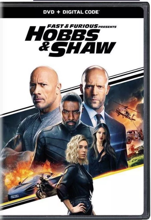 Hobbs and Shaw with The Black Mick - Idris Elba with his Goatee and Covert Body Armor