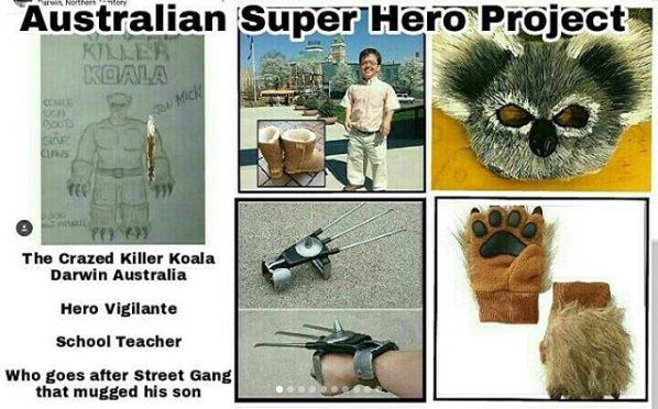 The Crazed Killer Koala - CosPlayer - Mock Up