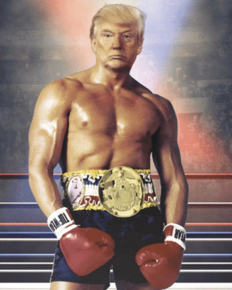 Donald Trump - POTUS - President Trump as ROCKY - based on Chuck Wepner of Bayonne NJ - 