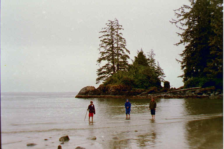 FamilyBeachCombingPacificRimNatlPark.JPG (38665 bytes)