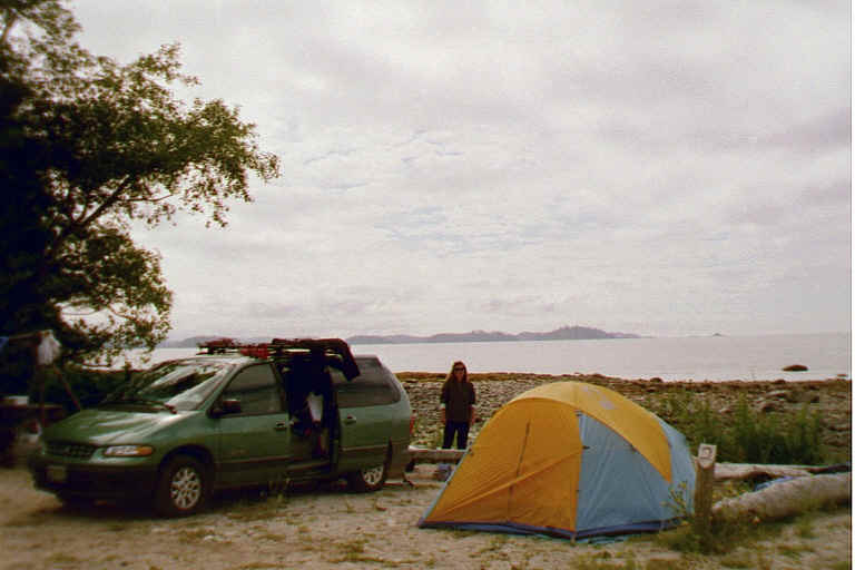 Mussel Beach Camp Site Looking West to Barclay Islands