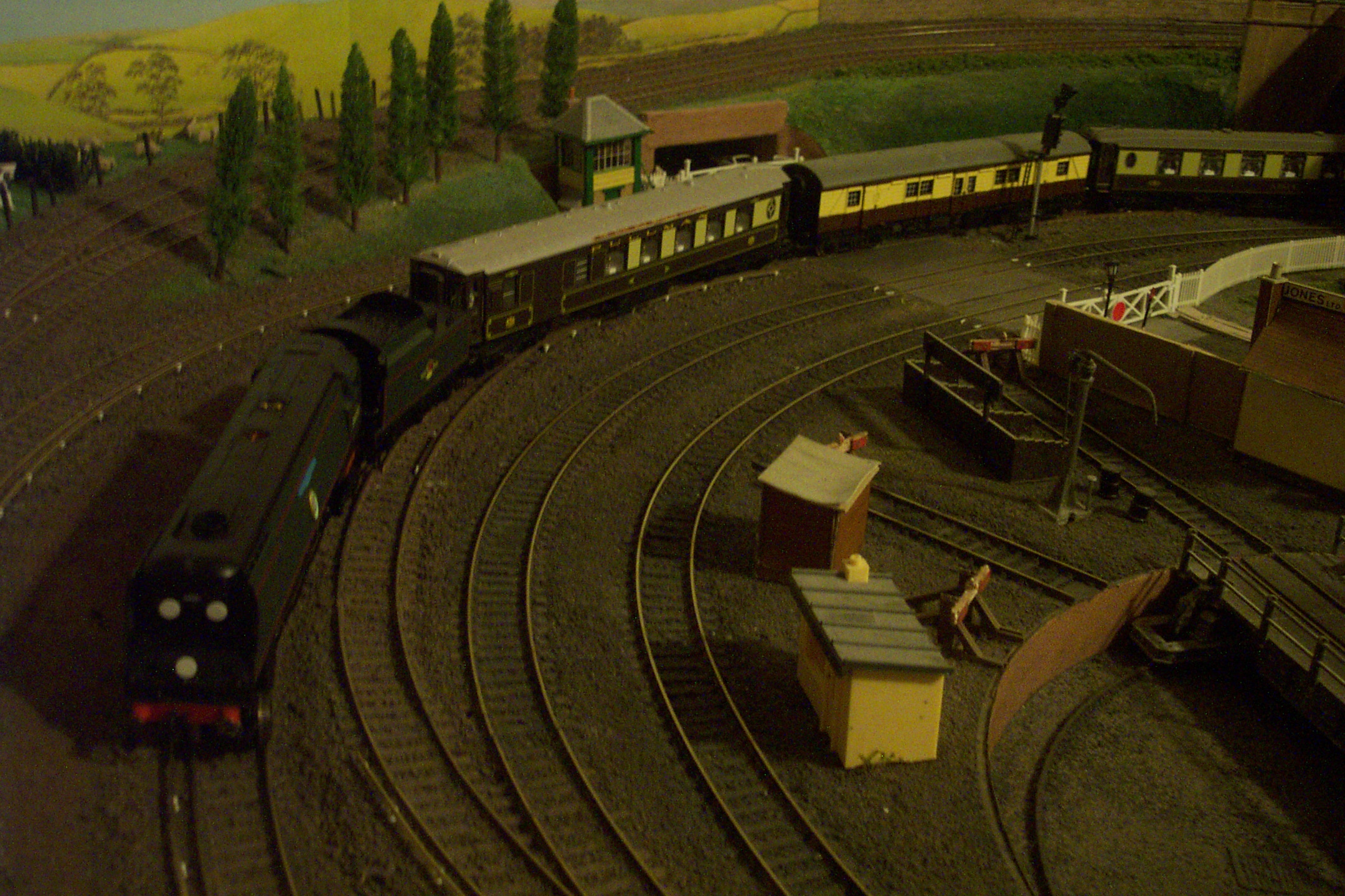 34051 WINSTON CHURCHILL rounds the corner into Dunork Junction on 30th January 1965 with Sir Winston Churchill's funeral train.