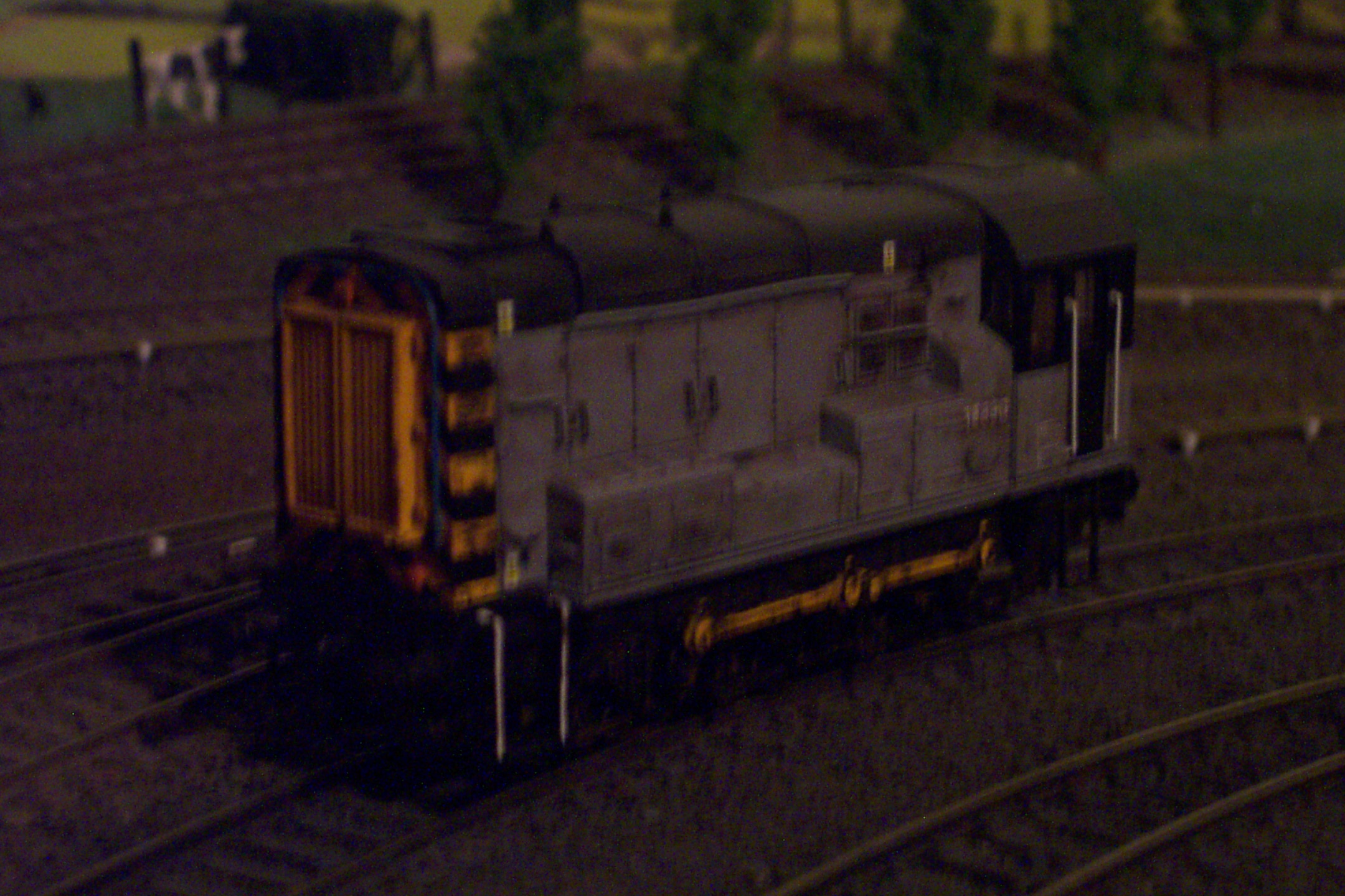 Heavily weathered 08890 sits in the overflow sidings awaiting its next duty.