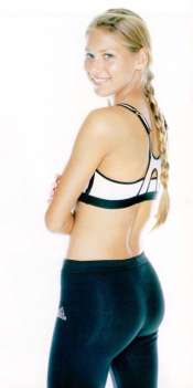 The beautiful russion tennis star