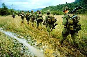SOLDIERS ON PATROL