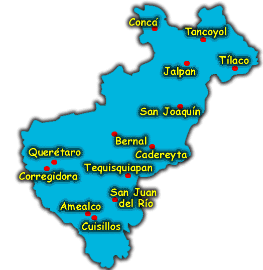 Mapa de queretaro Mapa de queretaro
