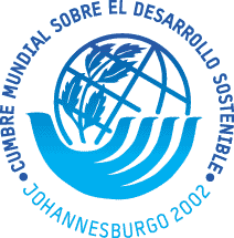 LOGO DE LA CUMBRE SOBRE DESARROLLO SOSTENIBLE Johannesburgo (Sud�frica).