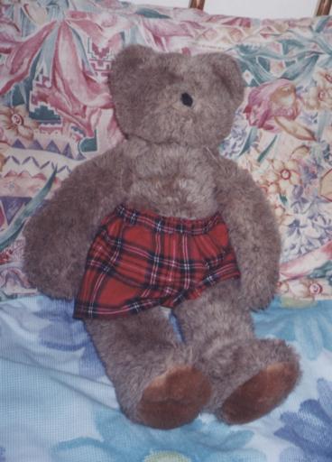 Jorge bear. He's got eyes, i swear!