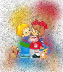 Un couple d'enfants