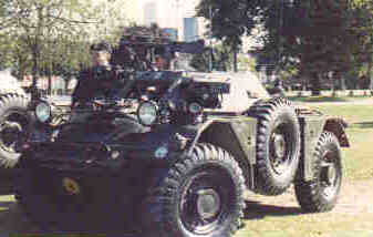Picture of the Museum's Ferret Scout Car