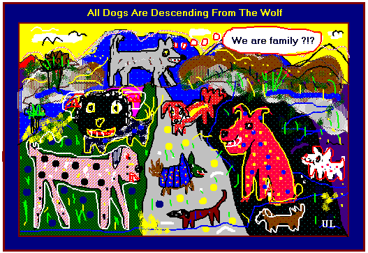 All Dogs Are Descending From The Wolf