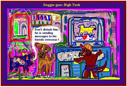 Doggie goes High Tech