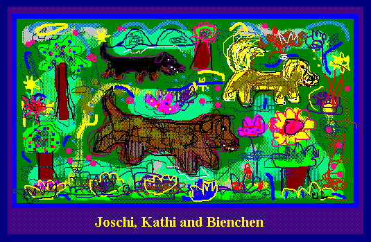 Joschi, Kathi and Bienchen