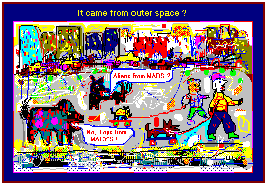 It came from outer space?