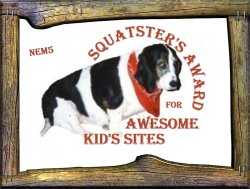 Nem5 Squatster's Award for Awesome Kid's Sites