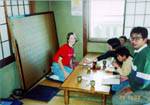 Pohled na nitro restaurace v typicky japonsk�m stylu