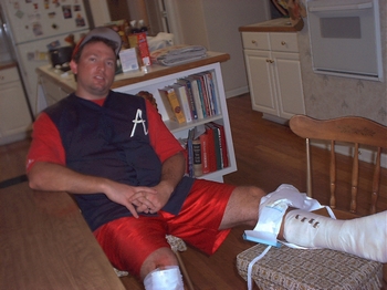 You should see the other guy . . .