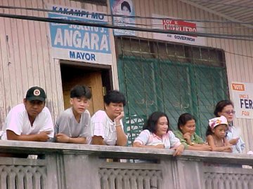 The Obligatory Watching From The Balcony Shot