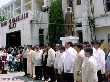 Posing With Lolo Manuel