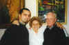 Attila, Pipineni & Lacsi Baci in their apartment in Gy�r