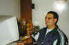 Bal�czs on the computer