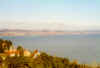Lake Balaton, with the city of Balatonf�red on the far shore. This photo taken from the town of Tihany