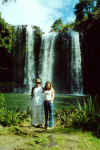 Nicola and me at Whangarei Falls