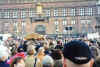 Verdens Latterdag (Laughter Day), in R�dhuspladsen (Town Hall Square). Thirty thousand people were there