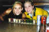 An example of the apr�s-ski... the schnapps was drunk by Nicola and Michelle immediately after this photo was taken