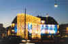 Christmas lights in one of the squares along Str�get