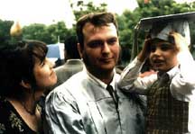 Josh, Joia & Ethan at graduation