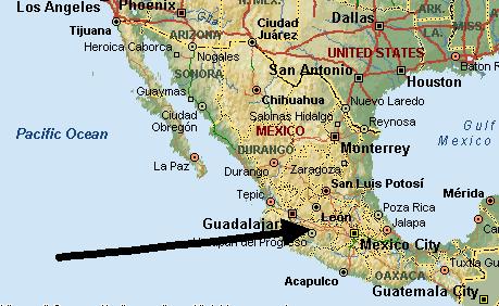 Map of Mexico