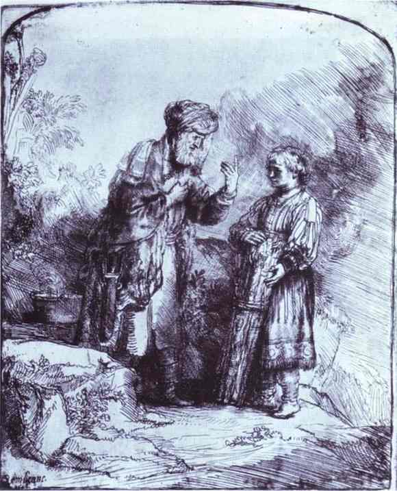 Rembrandt - Abraham and Isaac. 1645