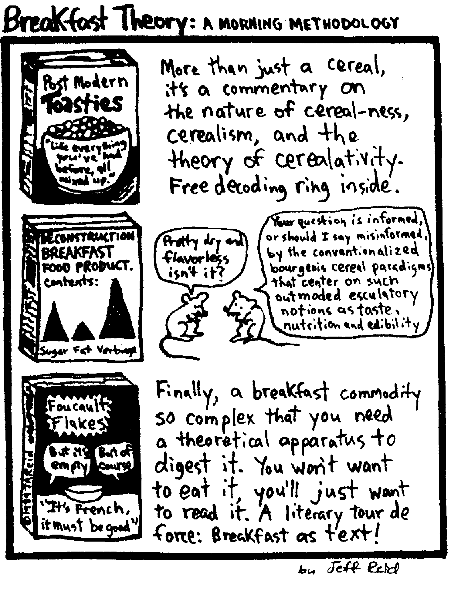 Breakfast Theory: A Morning Methodology
