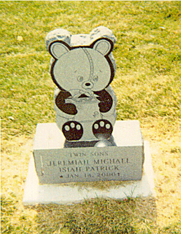 Twins Headstone