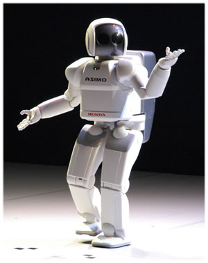 picture of ASIMO standing alone