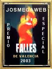 Premio Josmegaweb Fallas de Valencia