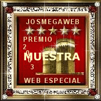 Premio Especial Josmegaweb 5 Estrellas