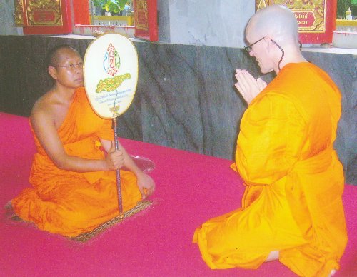 becoming a novice monk