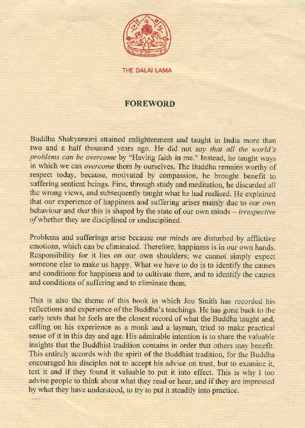 a scan of page one of the foreword - the text version is via the link at the top of this page