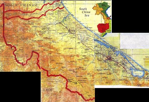 1/40th Arty Firebase Map